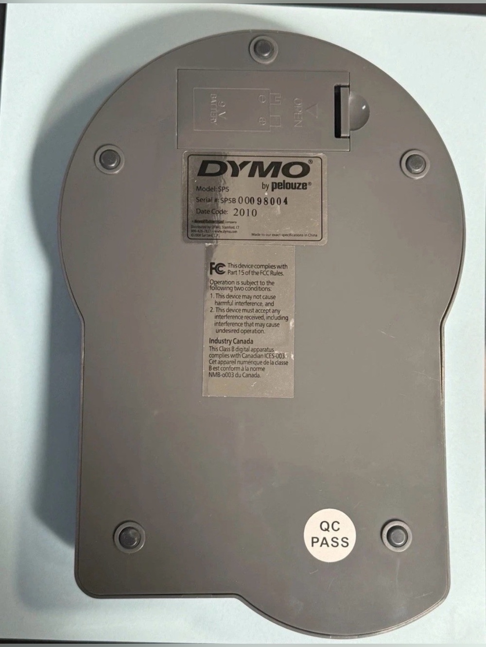 DYMO By Pelouze Digital Scale Model SP5 5lb / 2.2kg 9V Mailing Shipping TESTED - Picture 4 of 7